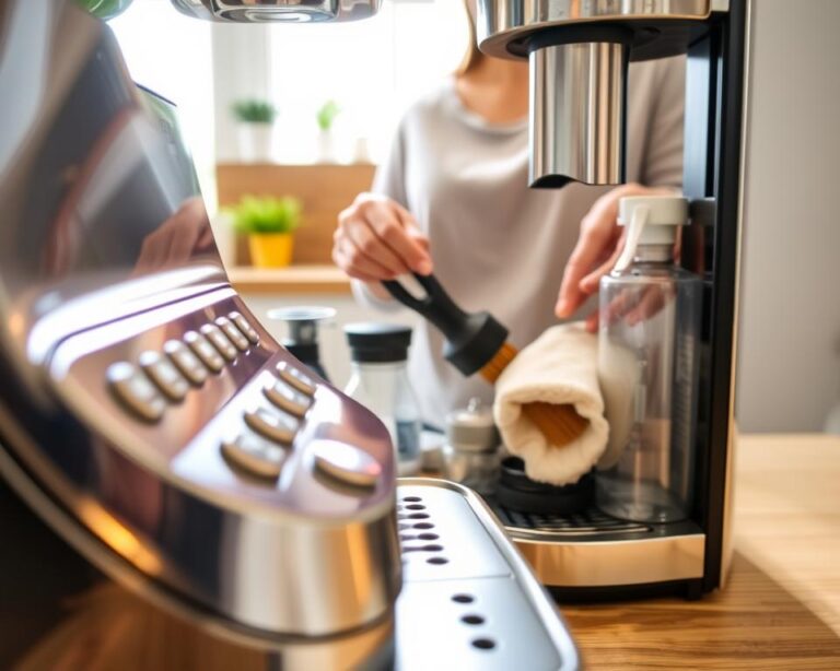 cleaning coffee equipment