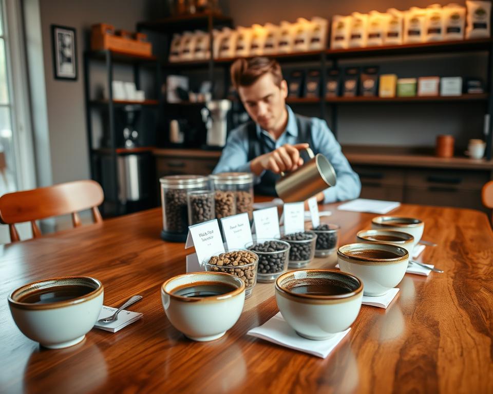 blind coffee tasting guide