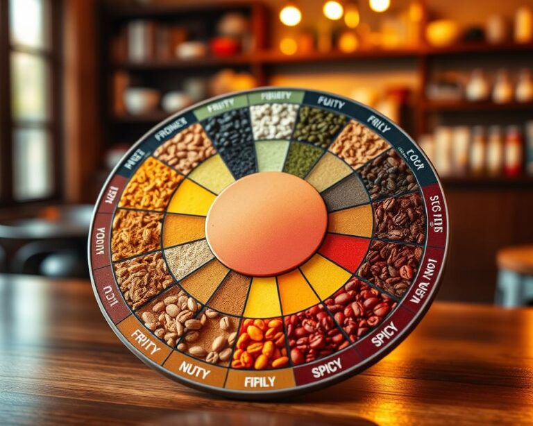 using the coffee flavor wheel